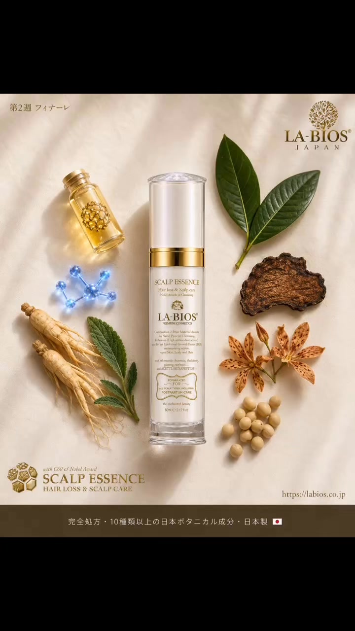 ageLOC Nutriol Scalp & Hair Serum】 今秋登場する2製品、頭皮のため