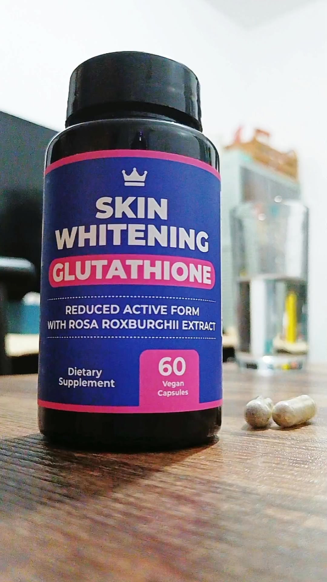 Want to glow your skin from inside out?? , Check this Skin Whitening Glutathione, it helps your skin brightens and nourish., Available on my Tiktok showcase via the link below 👇 👇 , 