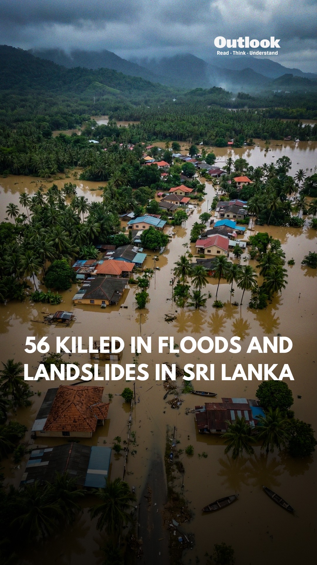 The death toll from floods and landslides in Sri Lanka has risen to 56 ...