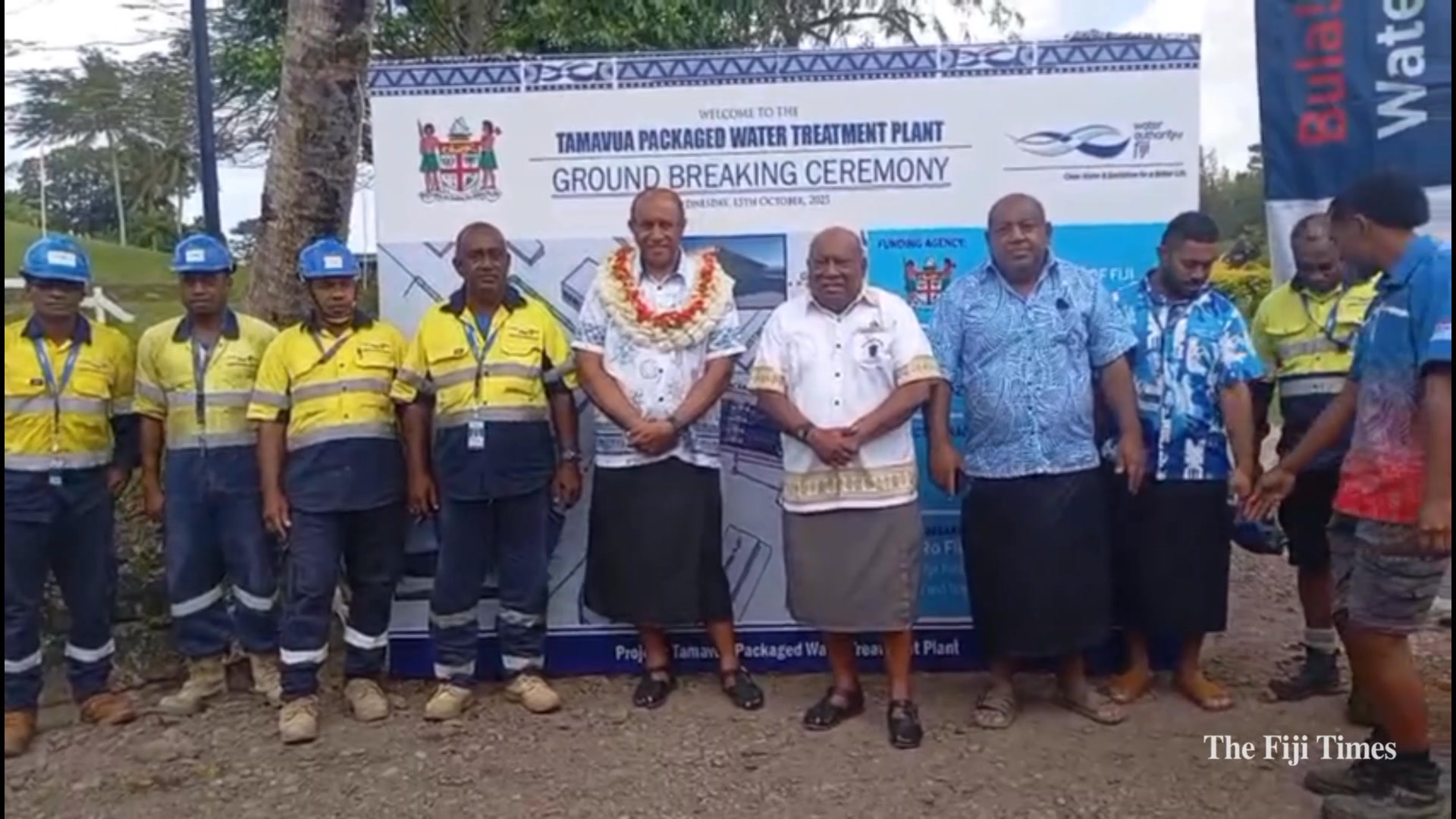 #FijiTimesNews | Groundbreaking ceremony of the 20 MEGALITRE MODULAR ...