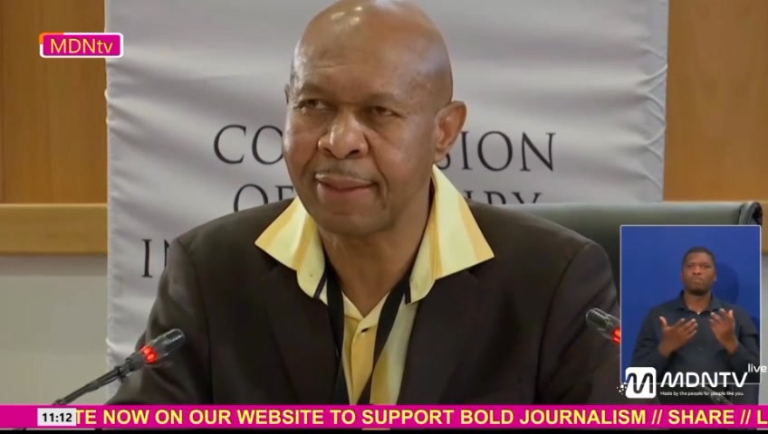 EMPD Chief Jabulani Mapiyeye tells the Madlanga Commission that Julius ...