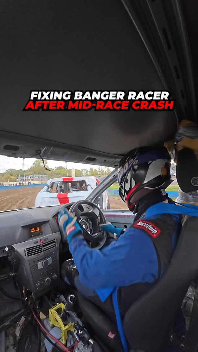 Fixing banger racer after mid race crash 🚗 💥 • • #instagram #reels # ...