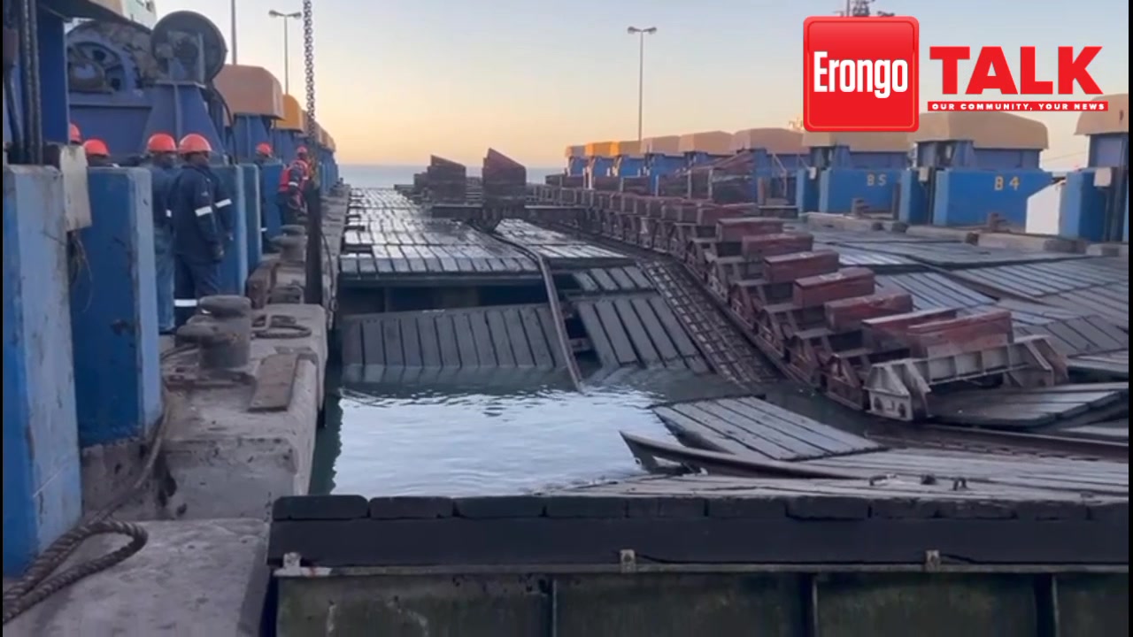 #Watch A closer look at the damage to the Walvis Bay syncrolift after a ...