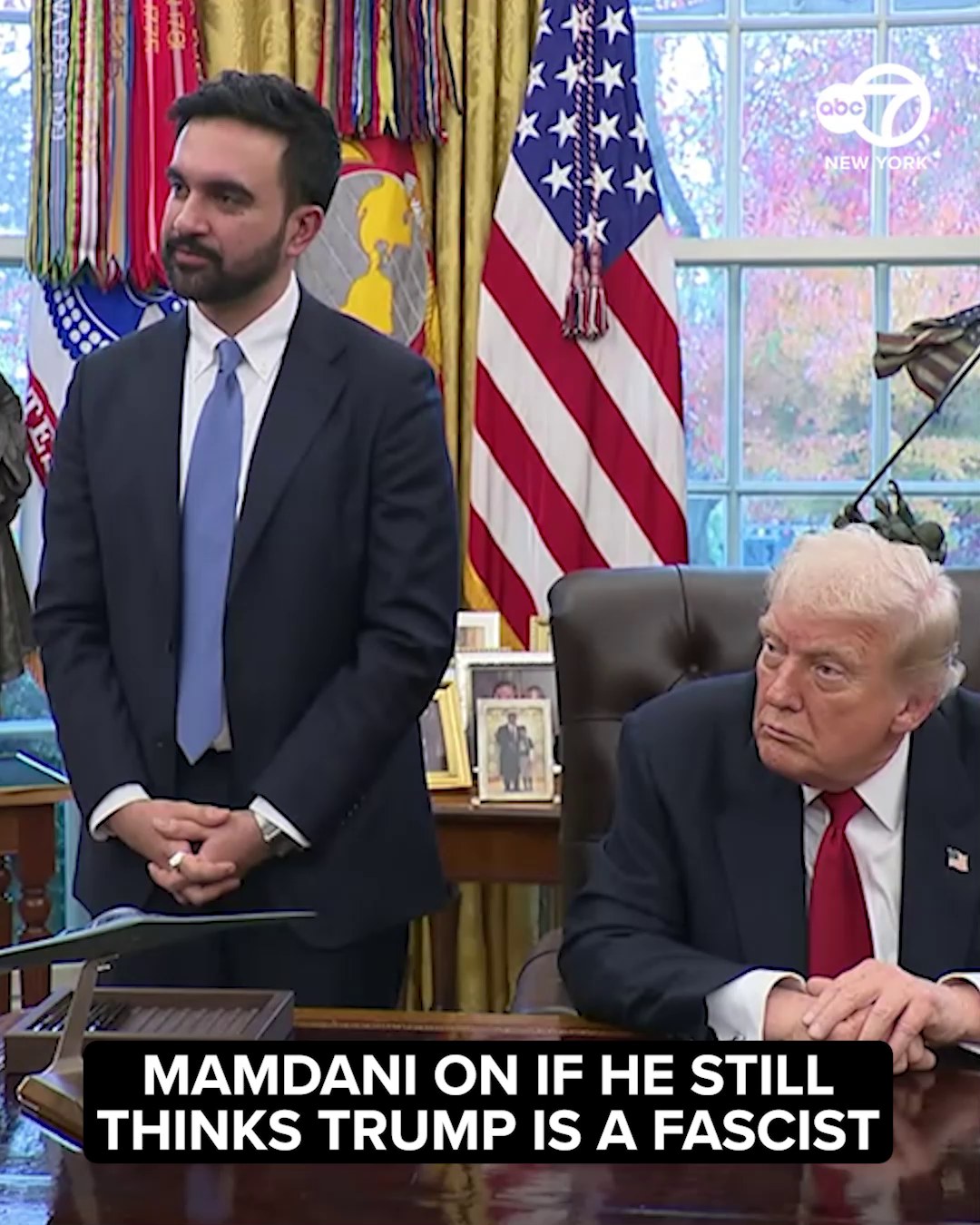 Color rose in Mamdani’s cheeks when he was asked if he still thought ...