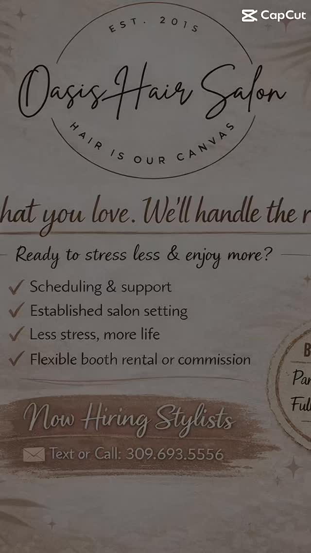 Oasis Hair Salon | Peoria IL