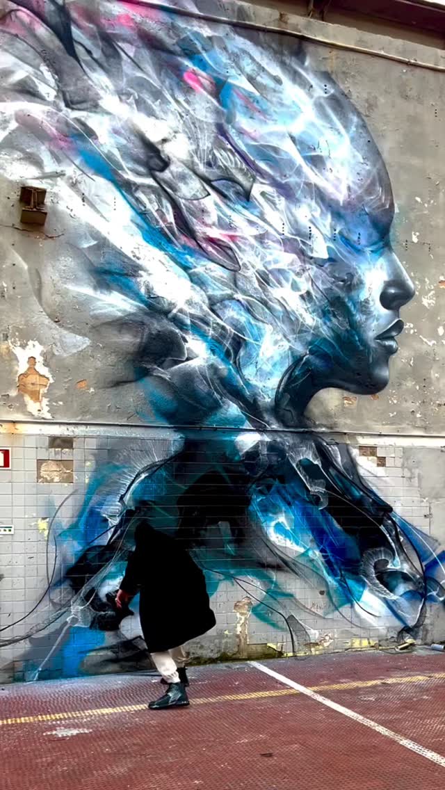 Mural feito pelo artista L7matrix em Portugal. IG: @l7matrix FB ...