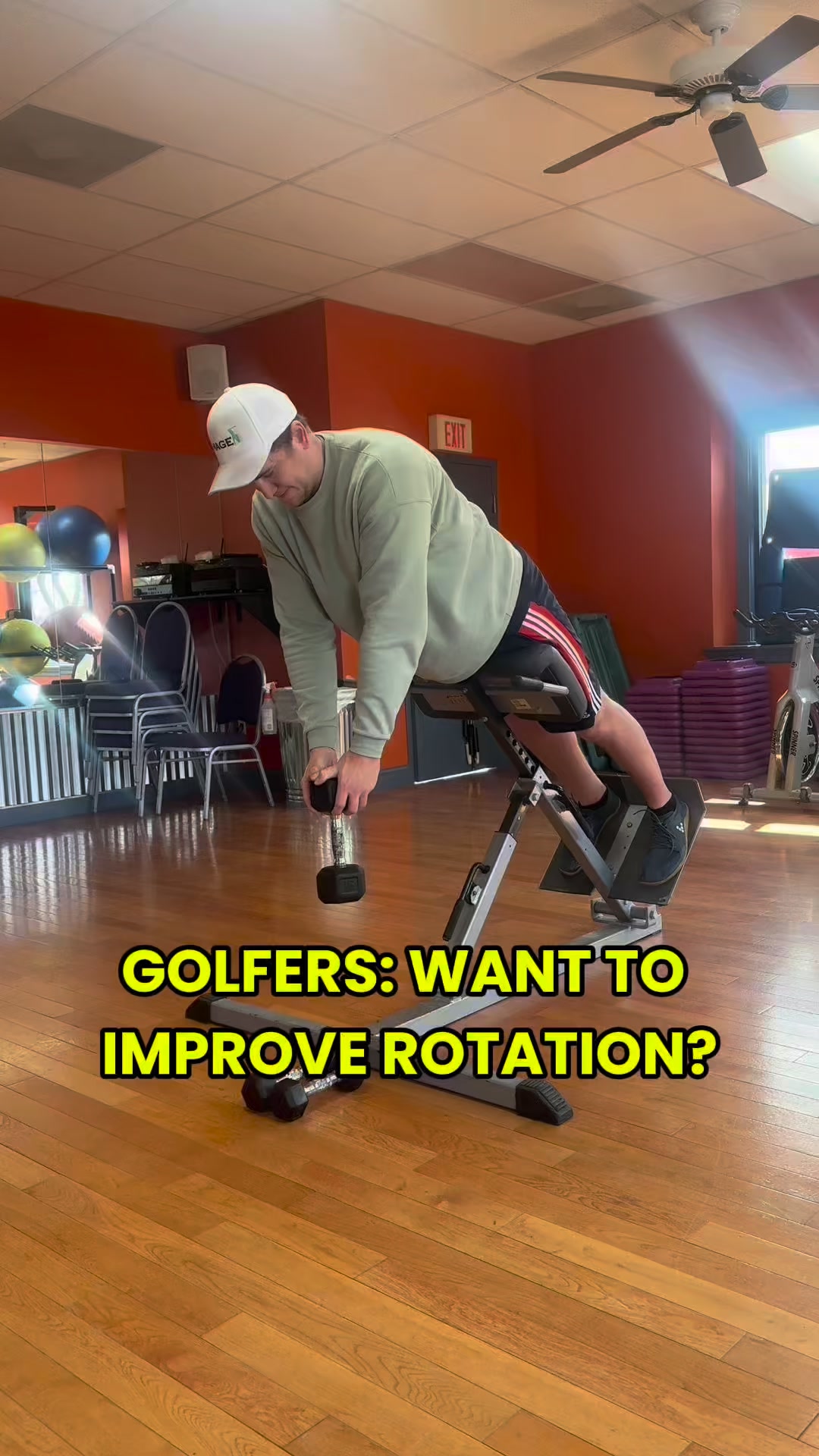 Are you a golfer that cannot rotate? Don’t worry l have an exercise ...