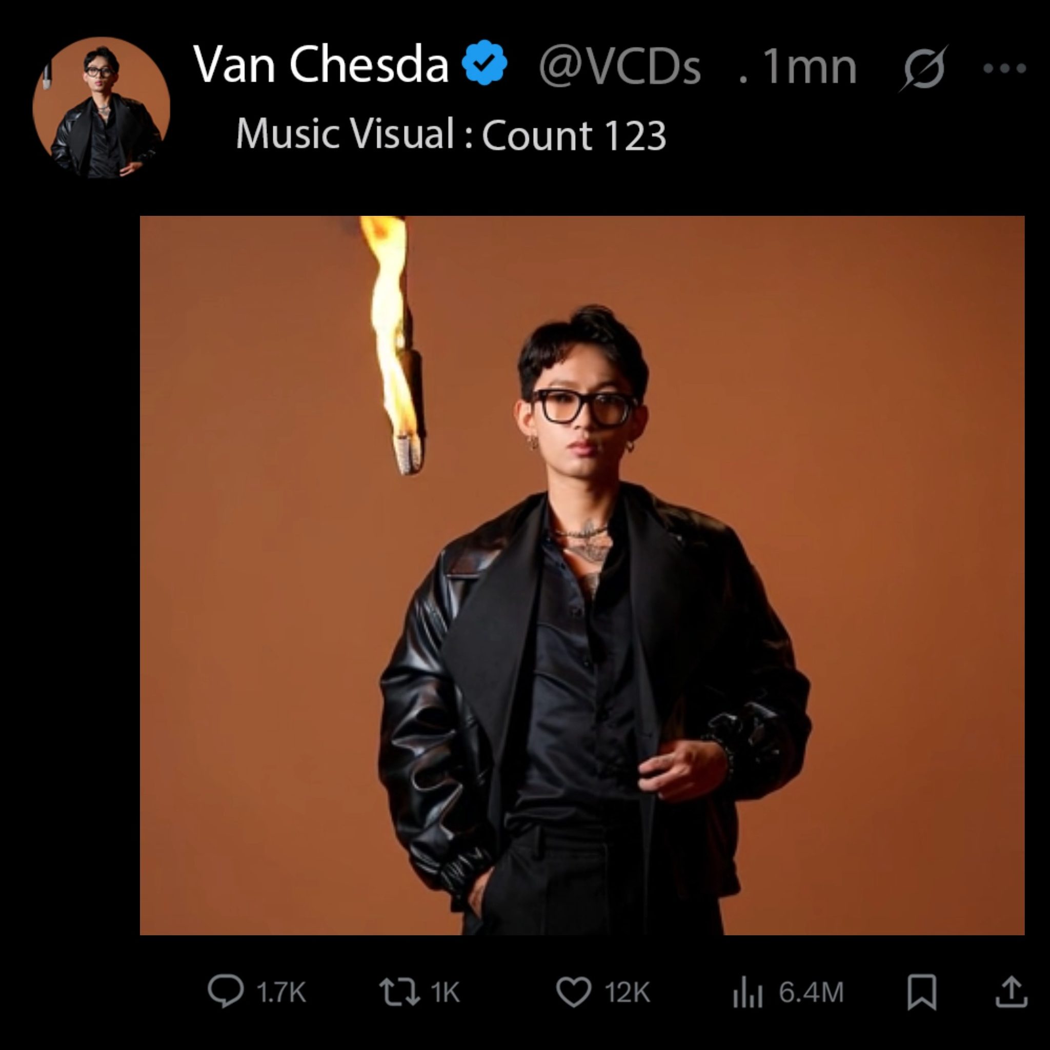 VAN CHESDA - COUNT 123 - Official Audio. ពេលឡើងខ្ពស់ភ្លេចគ្នា ...