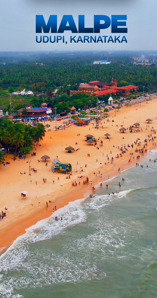 Malpe Beach 🏝️ Malpe Beach is a beautiful and popular beach located ...
