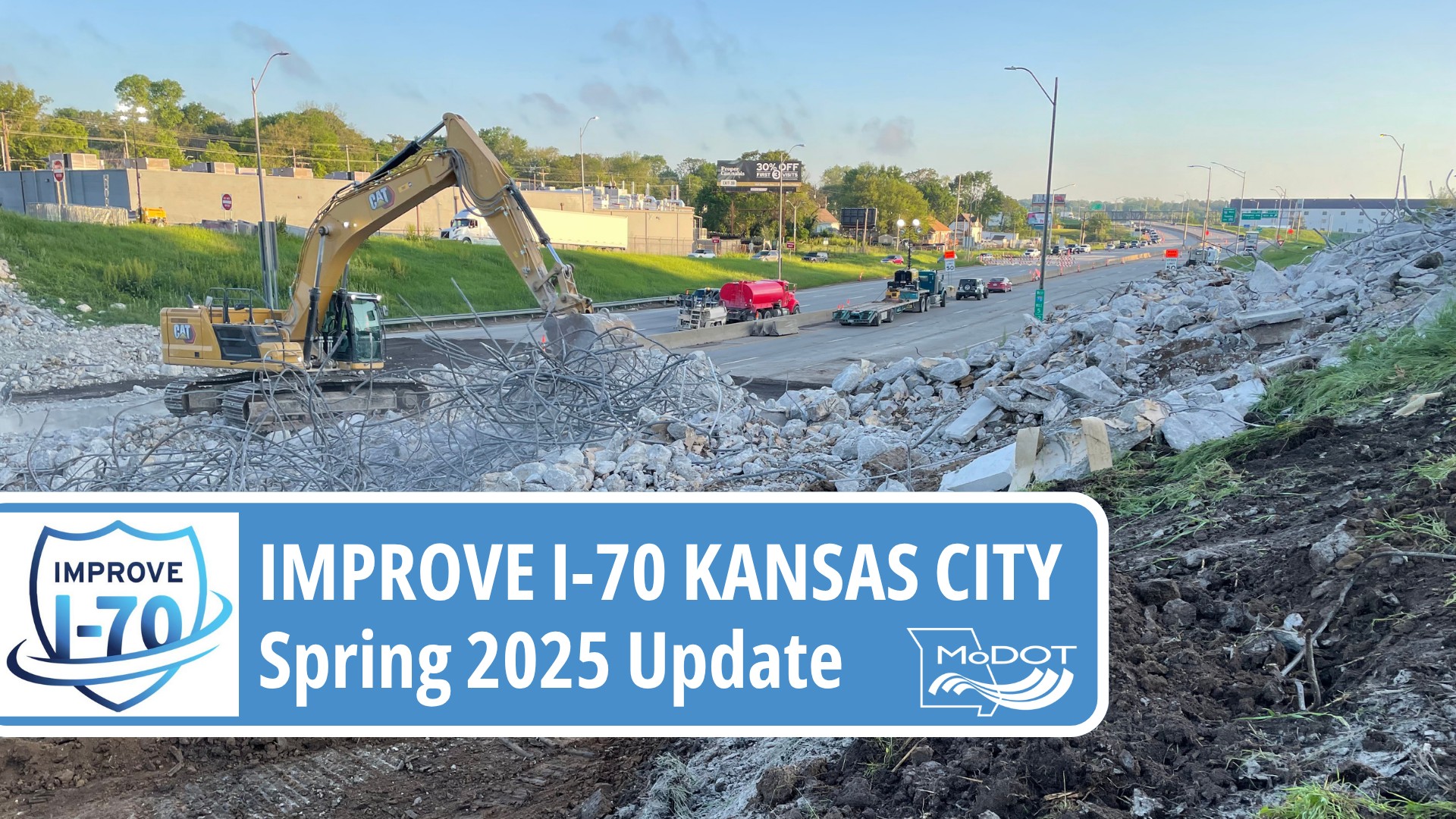 Construction is underway at the Improve I-70 KC project! Check out our ...