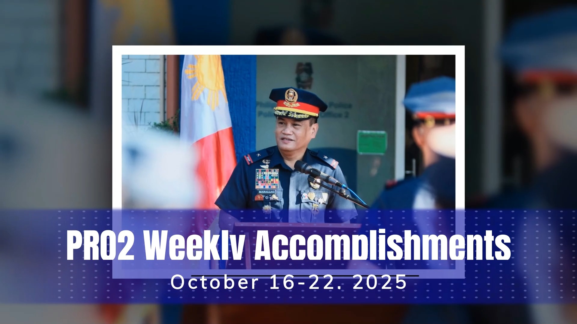 Police Regional Office 2 Weekly Accomplishments from October 16-22 ...