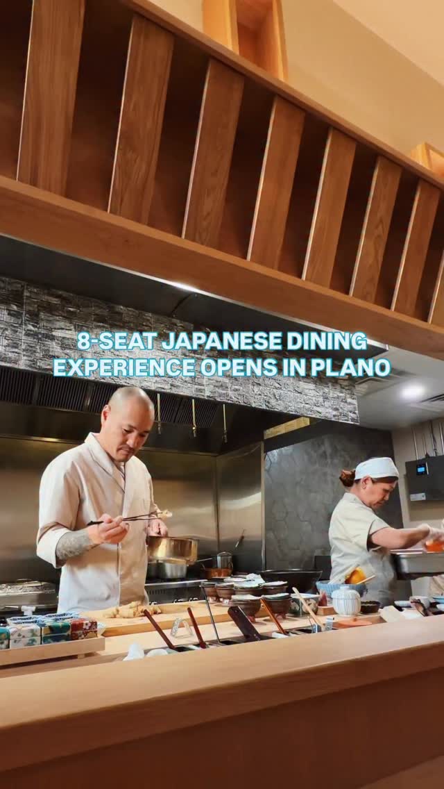 8-SEAT JAPANESE DINING EXPERIENCE NOW OPEN IN PLANO If you're