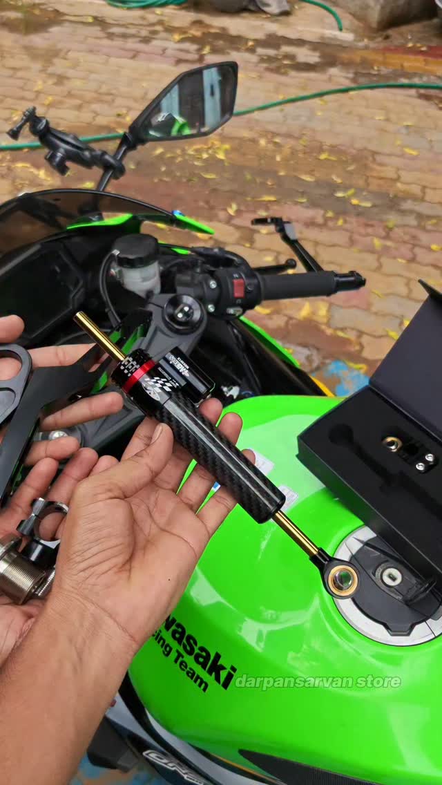 Steering Damper Available Now #zx6r #steeringdamper