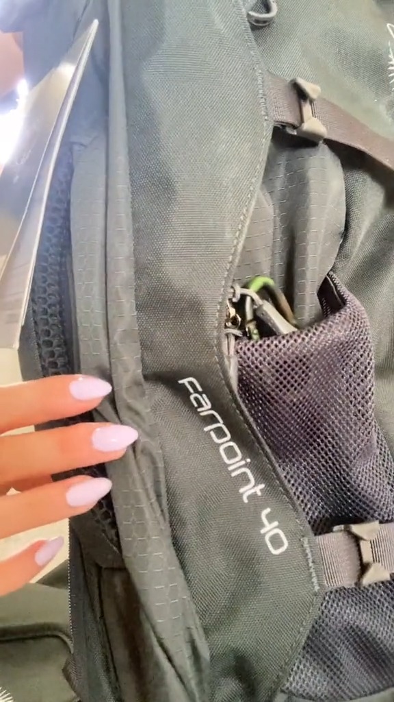 osprey bag flap to hide straps Farpoint 55 Backpack O/S streamlined and built for adventure This is the ONLY bag