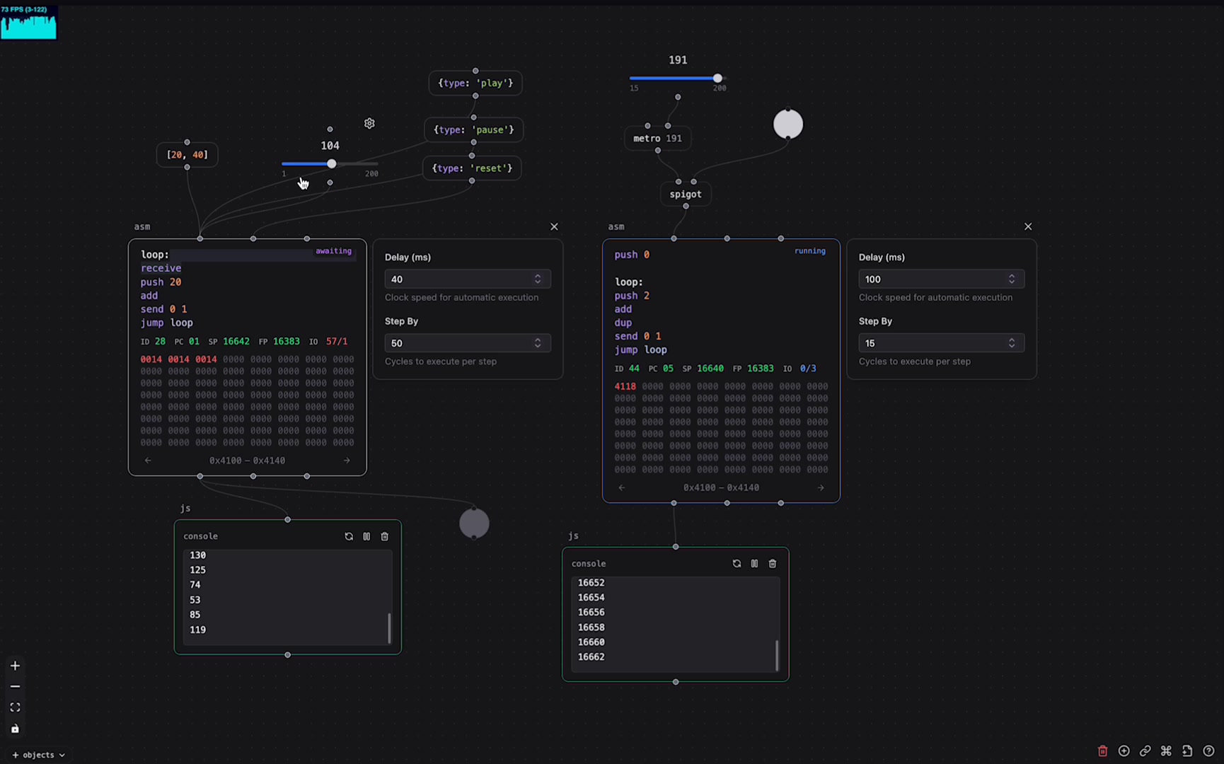 พอร์ต visual assembly เสร็จ 50% แล้ว จะไปนอนละ~ ตอนนี้ทำระบบ clock ไว้ ...