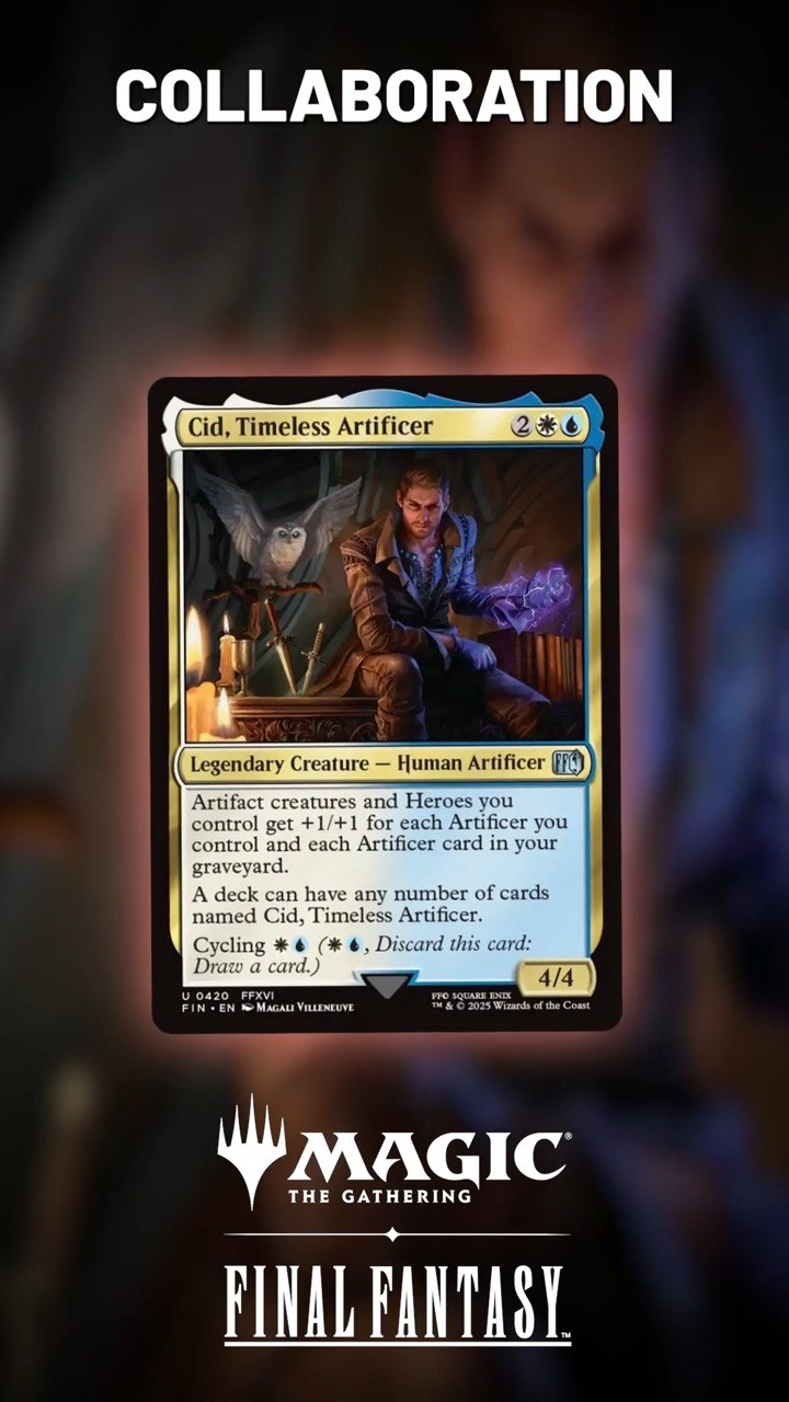 mtg final fantasy cid timeless artificer Cid, [419] [FFXV] [FINAL FANTASY] [Foil]  Face to Face Games Legendary Creature  Human Artificer Cid, Timeless Artificer | Final
