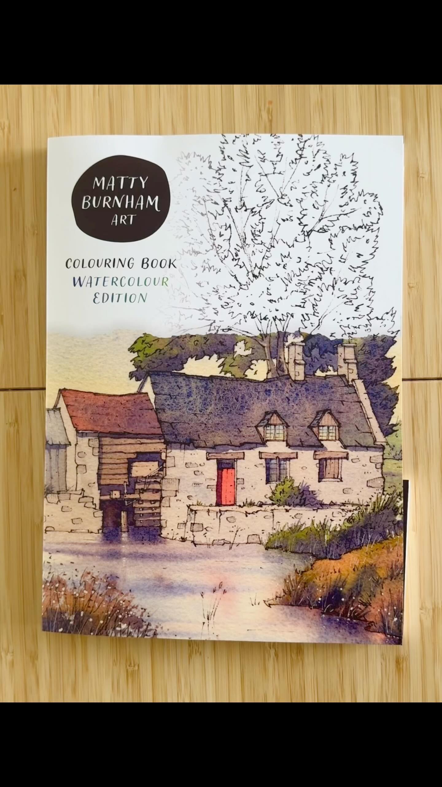 It wasn’t easy but I made a colouring book you can paint on directly ...