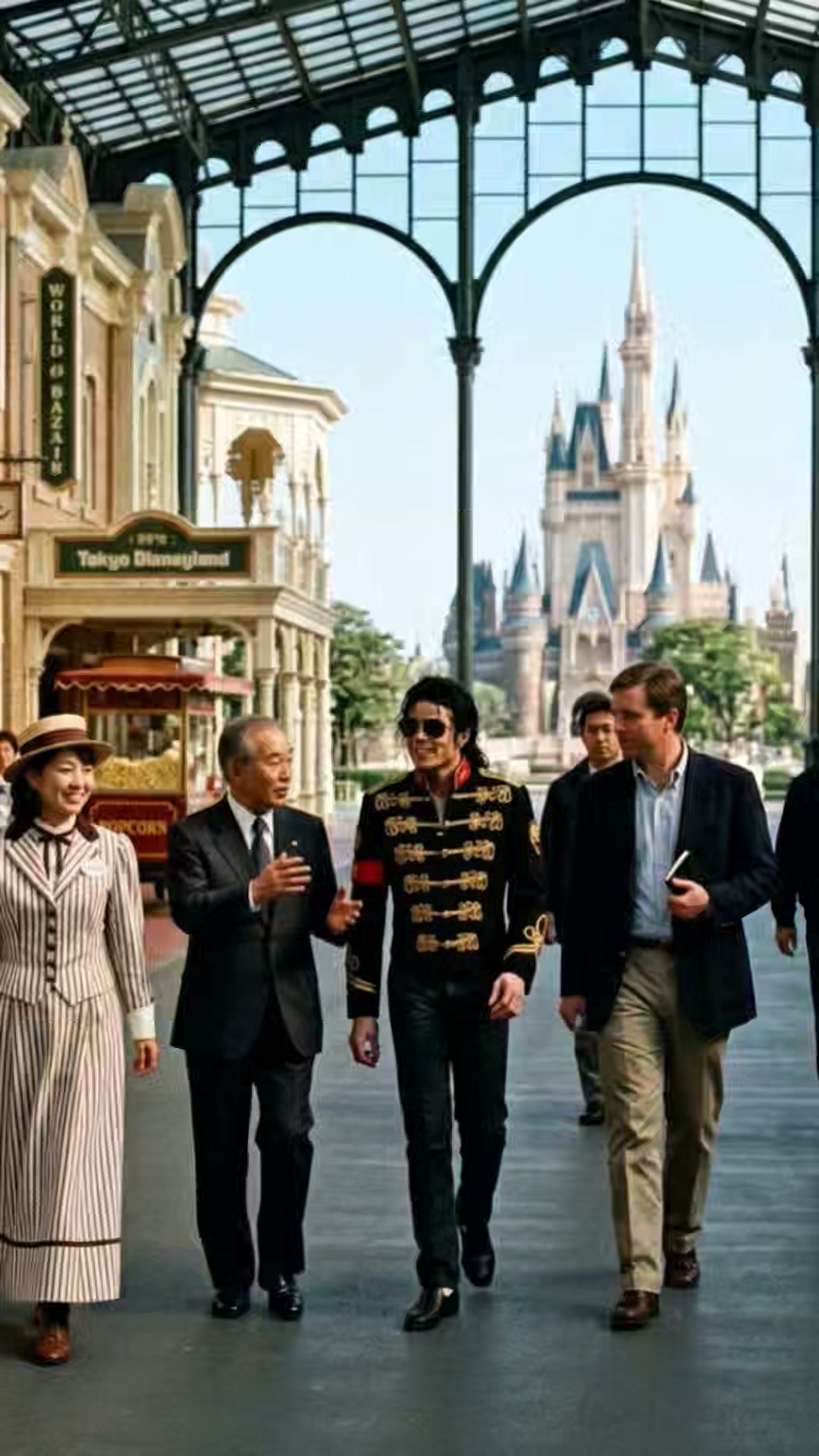 During his Bad World Tour in Japan, Michael Jackson took time to