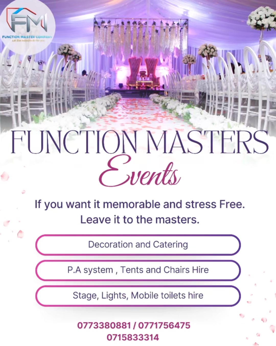 Function Master | Bulawayo