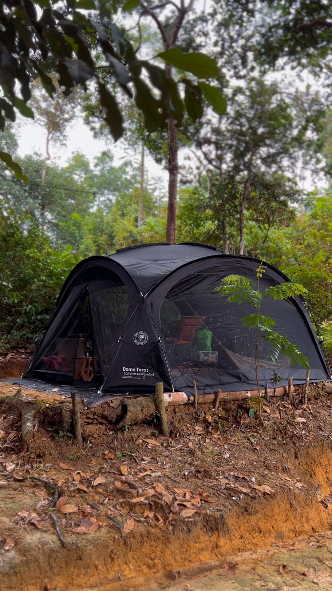 How to setup Shinetrip shelter dome with #sleepingpod by yourself