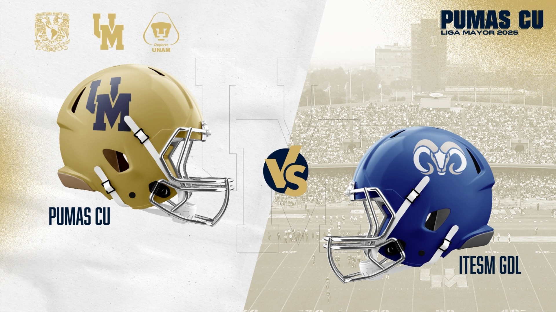 🏈 #AsíSeVivió el encuentro Pumas CU vs ITESM GDL🏈 #SoyDeporteUNAM # ...