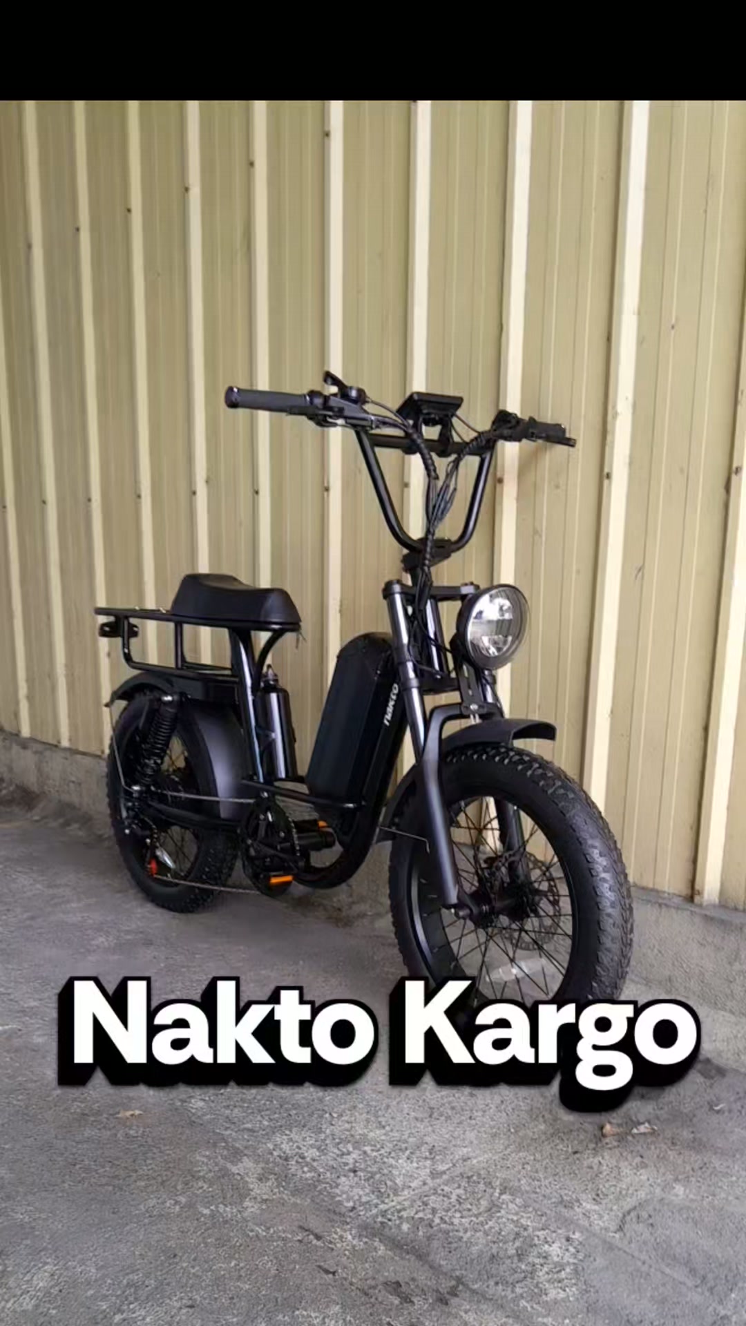 nakto cargo electric bicycle City Pony 20