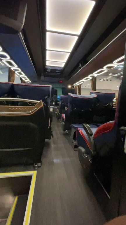 Luxury bus interior🙌 There are 3 classes in one wheel bus # ...