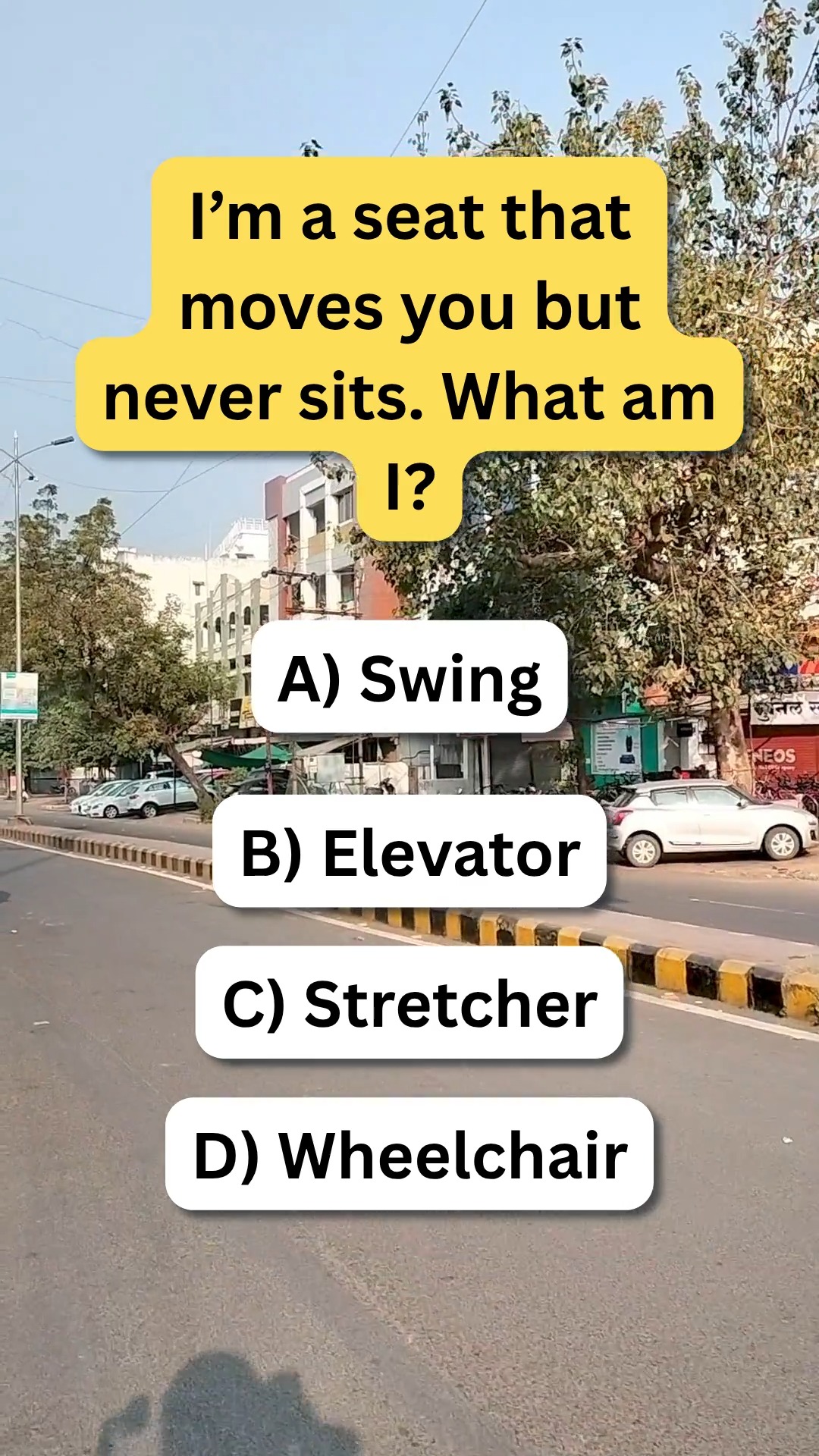 I’m a seat that moves you but never sits. What am I? #brainteaser # ...