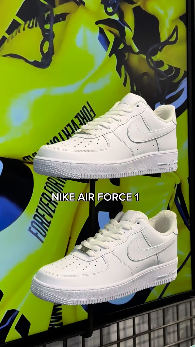A footwear classic that demands respect. The Nike Air Force 1, in