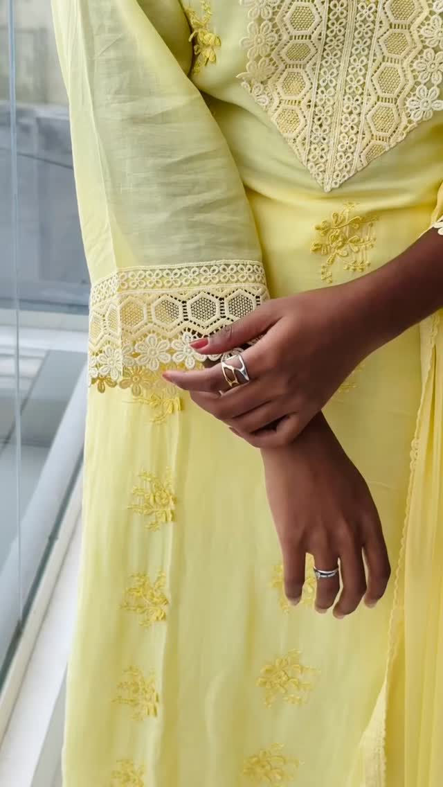 Floral Machine Embroidery Chanderi Kurta Set |, FW406 - https://aham.store/products/floral-mechine-embroidery-chnaderi-kurta-setfw406, Don’t Miss Out On Our Future Collections