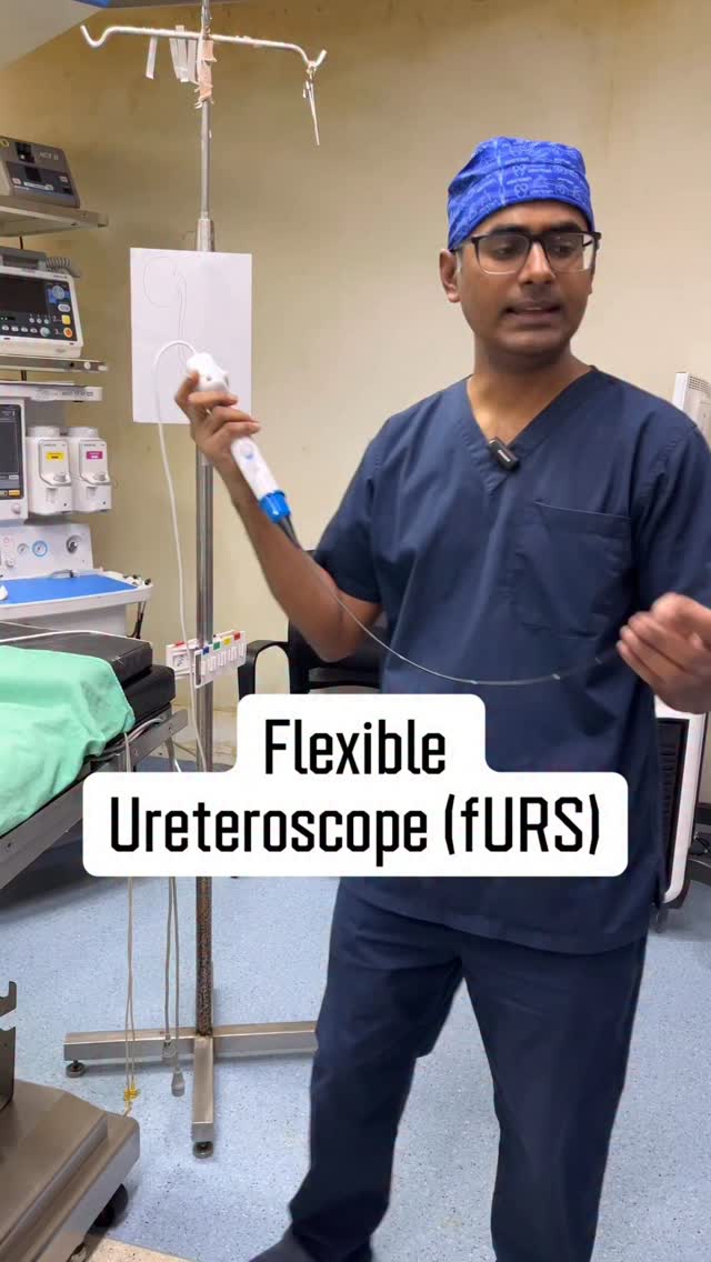 Flexible ureteroscope: a thin, bendable camera that reaches kidney ...