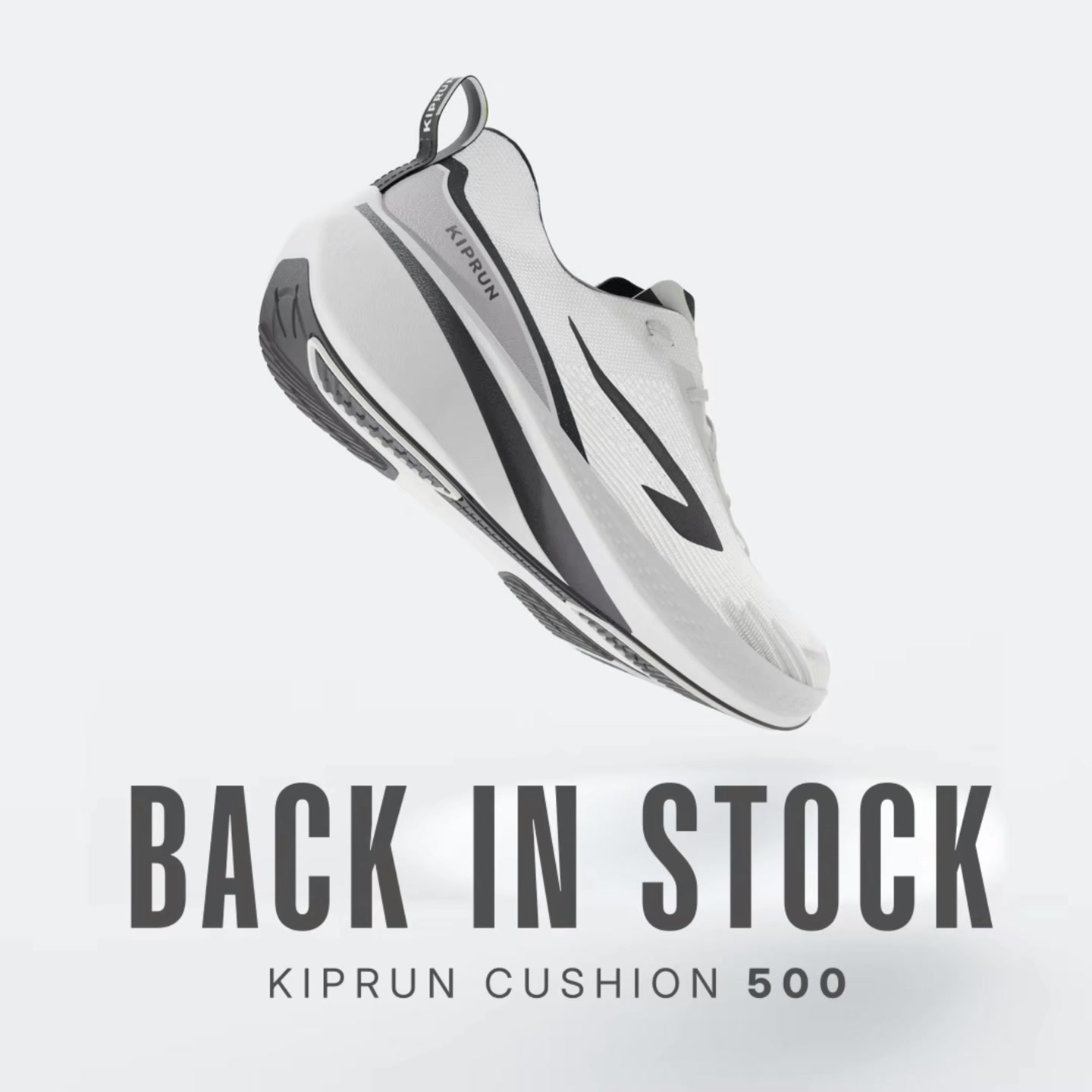 Thank you for your patience 🥹 The bestselling KIPRUN Cushion 500 is now back in stock! If you've been waiting, now is the time to pick it up!, #DecathlonMY #Cushion500 #kiprun #runningshoes