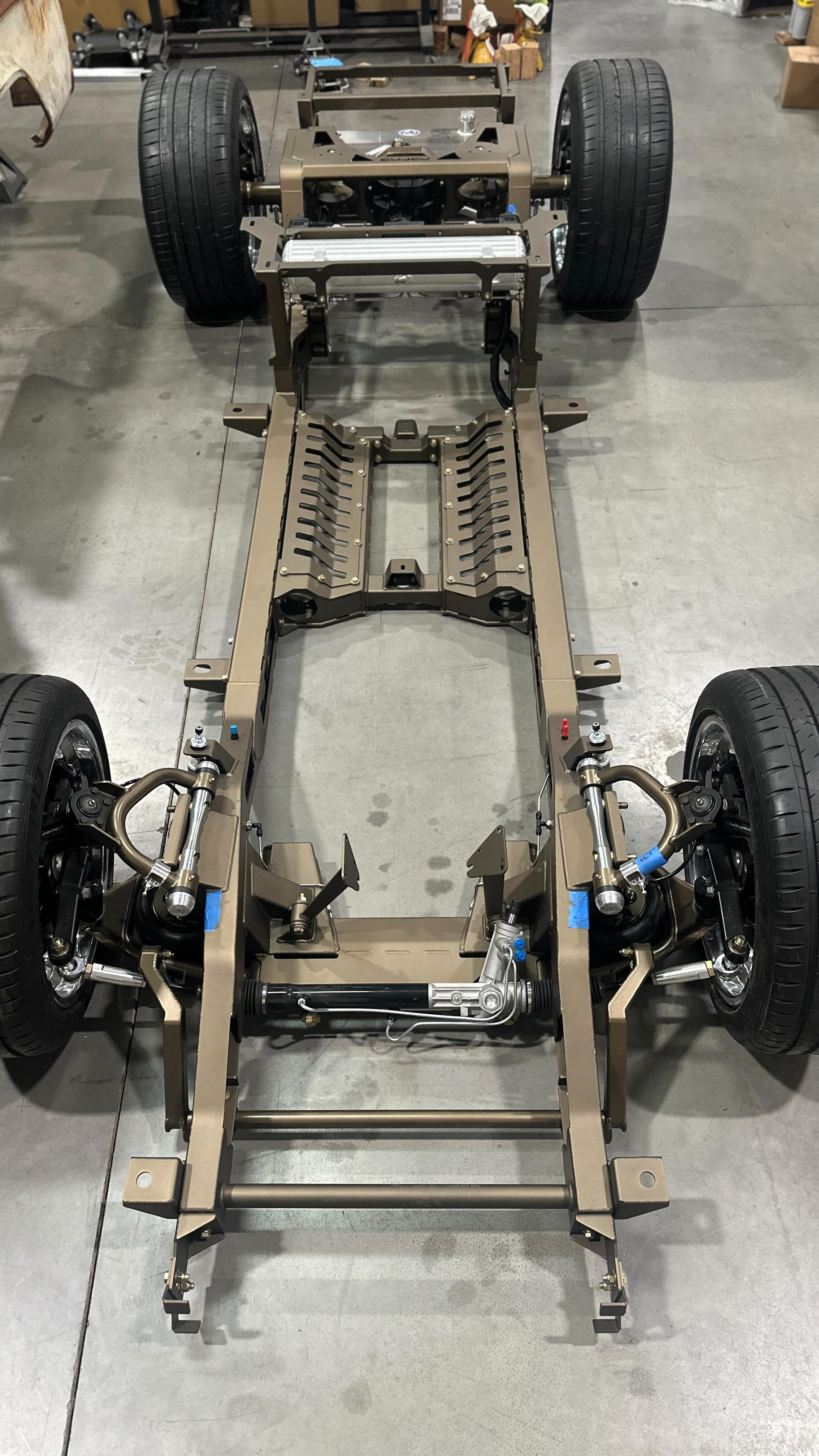 Just a few finishing pieces left on this 1966 C10 Level 3 frame before ...