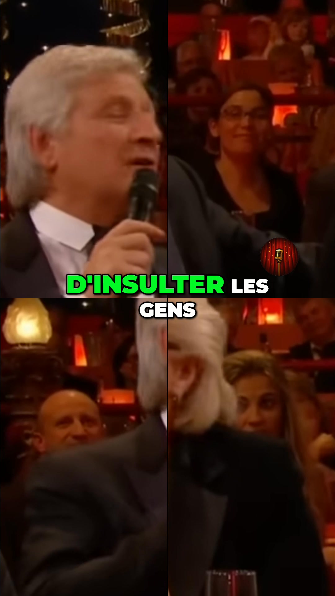 Un ventriloque, un singe, une scène prête à exploser de rire. # ...
