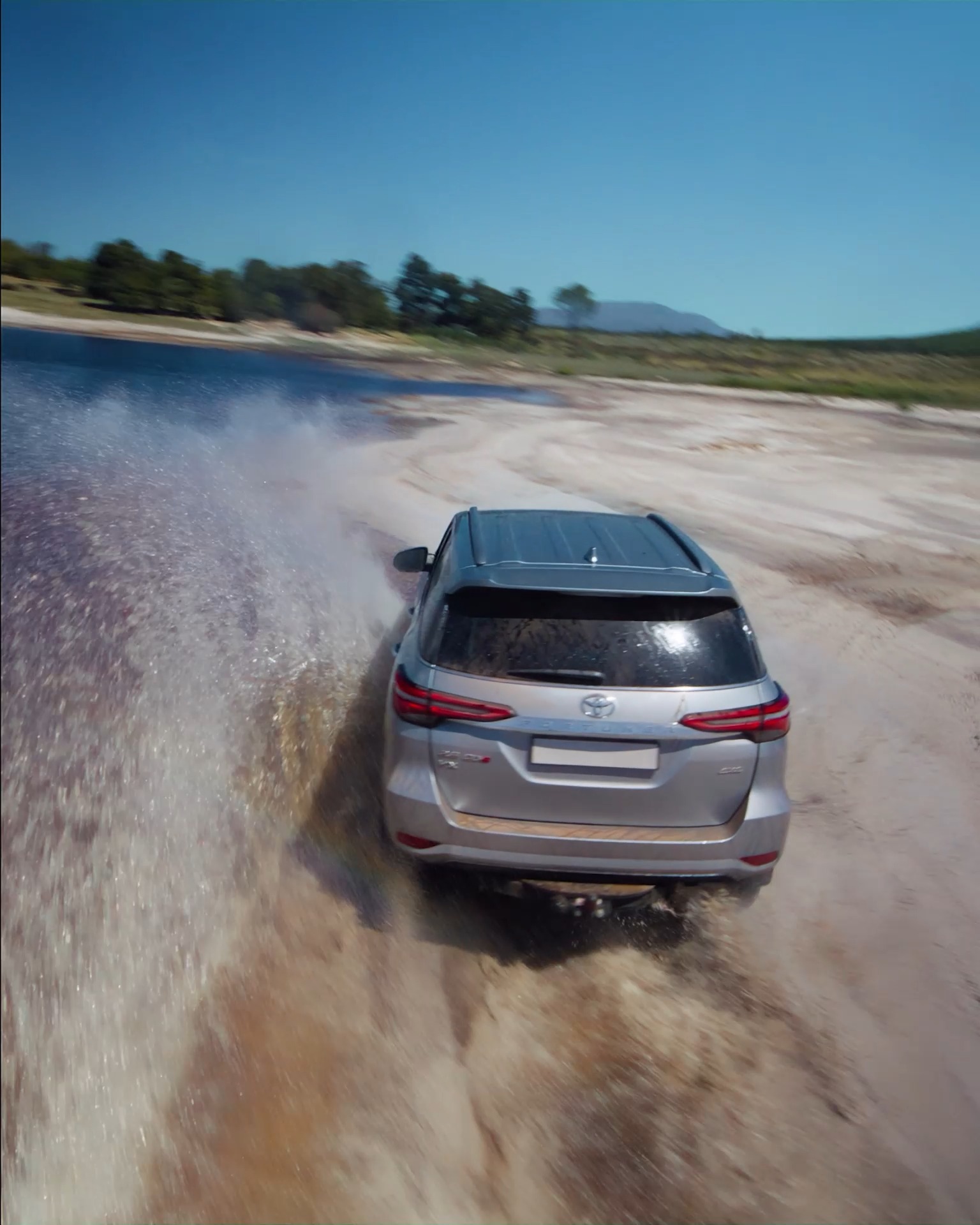 Take a spin in the water. | water, Toyota, Toyota Fortuner | Take a