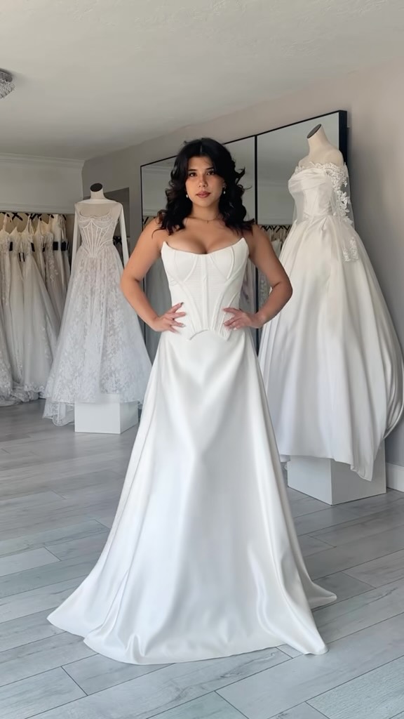 bridesmaid dresses ogden utah Brides! Come find your dream dress at Bridal Brilliance! #bridalconsignment #weddingdressinspo #utahbridalshop #utahweddingdress #slcbridalshop | Bridal Brilliance On service SKU|N-GERTY-BLK02 Color::#58-White Davinci Bridal 50664 Off Formal dresses