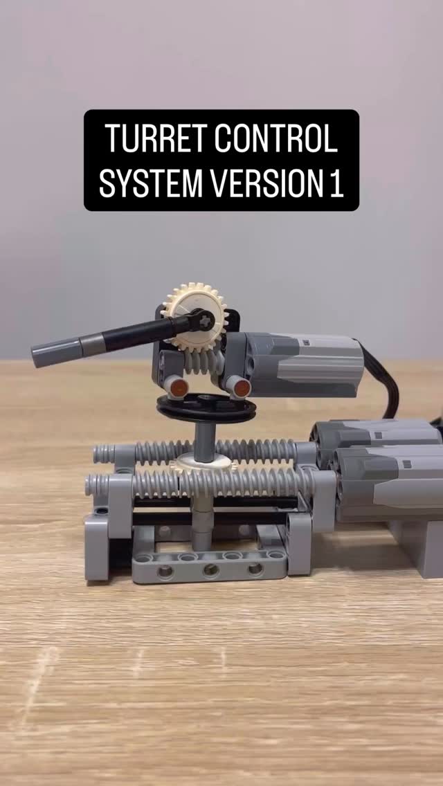 Turret Control System Version 1 VS Version 2 #lego #legotechnic # ...