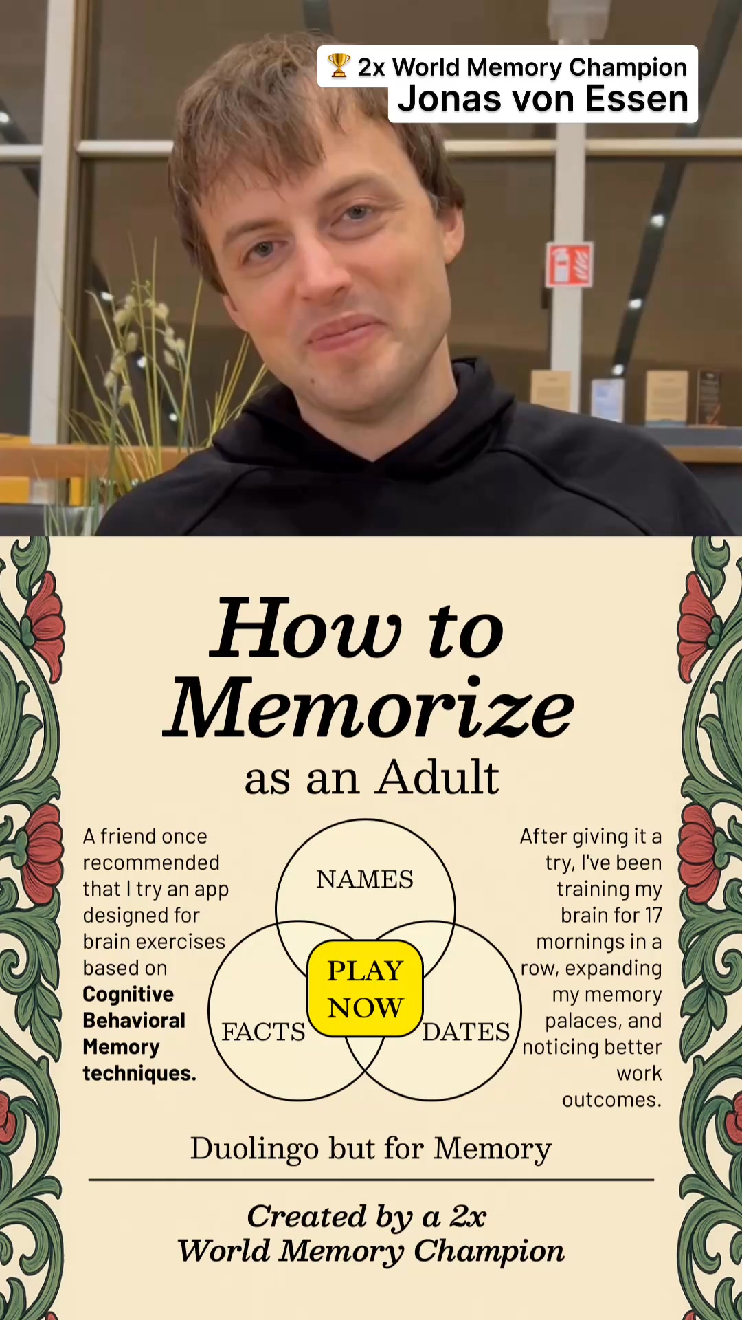 memoryOS combines gamified micro lessons with pre-made virtual mind ...