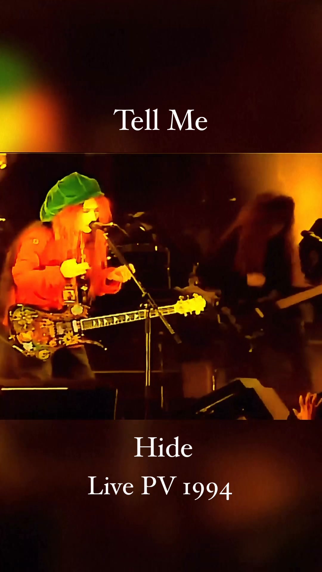 Tell me - Hide Live PV 1994 #Hide #TellMe #Pata #XJapan #Hide | We