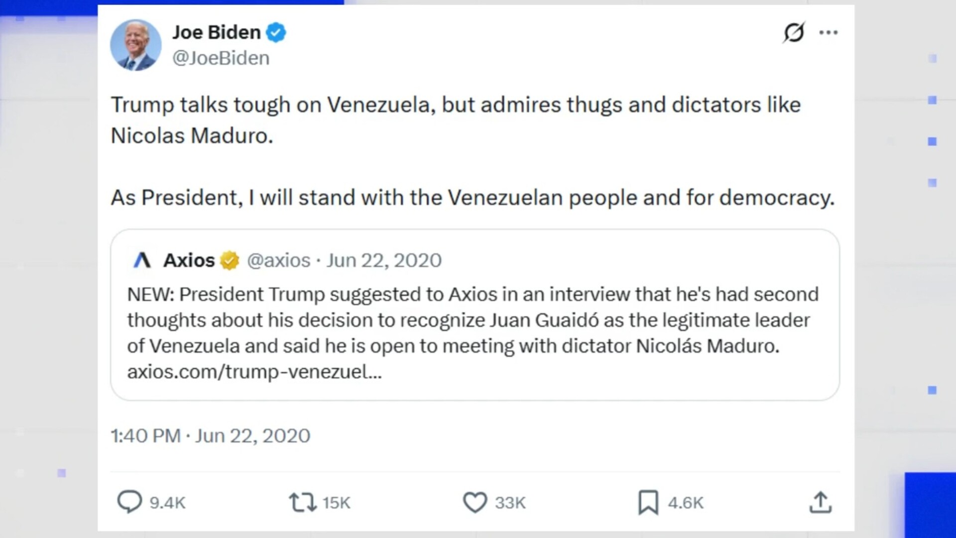 Former Liberal senator Hollie Hughes has called out former US president ...