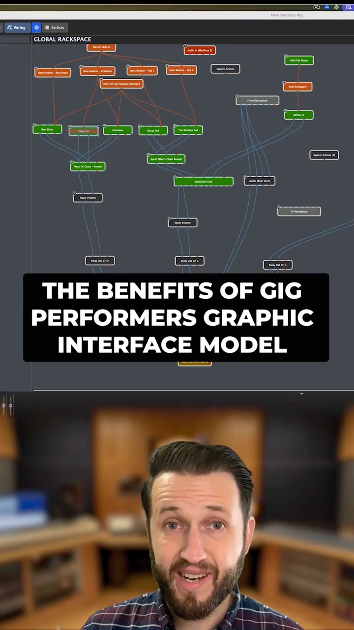 What are the benefits of Gig Performer's graphic interface model? | Gig ...
