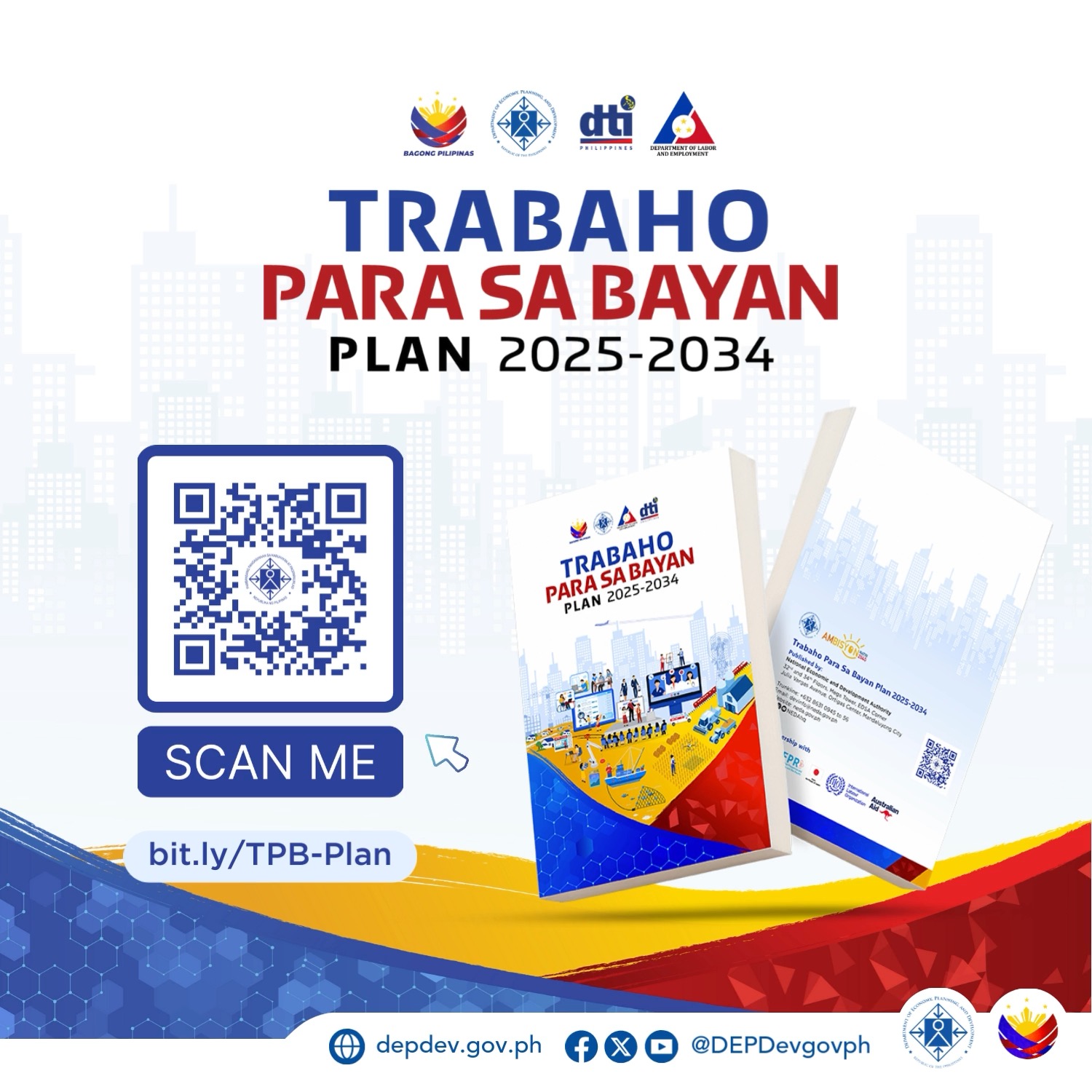 𝐓𝐑𝐀𝐁𝐀𝐇𝐎 𝐏𝐀𝐑𝐀 𝐒𝐀 𝐁𝐀𝐘𝐀𝐍 𝐏𝐋𝐀𝐍 𝟐𝟎𝟐𝟓-𝟐𝟎𝟑𝟒 𝐎𝐔𝐓 𝐍𝐎𝐖! The Department of Economy ...