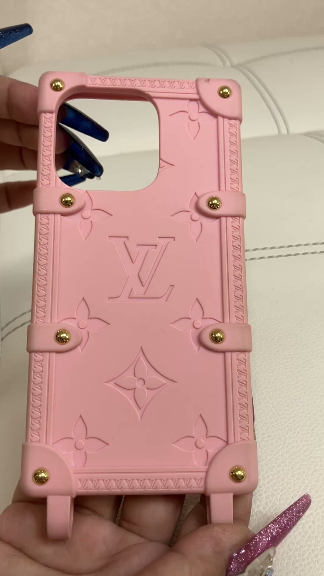 Louis Vuitton ピンク iPhone14Proケース Louis Vuitton pink iPhone