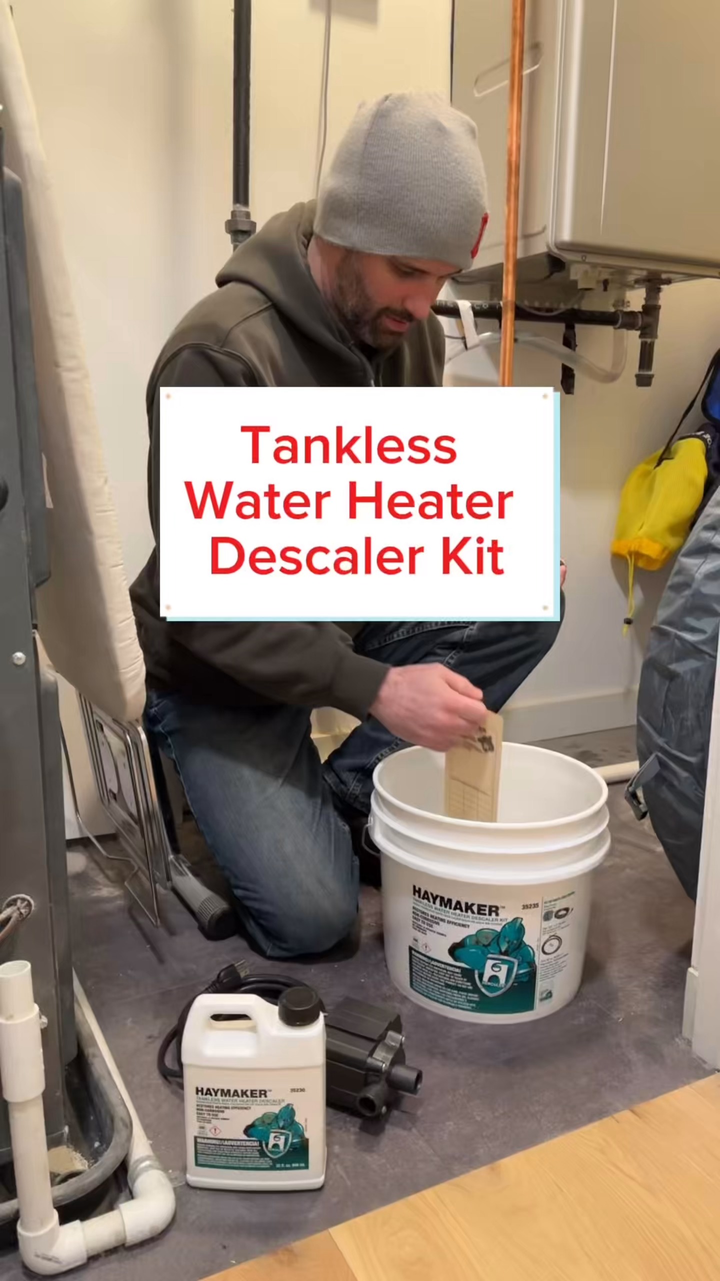 Your weekly reminder to flush those tankless water heaters 🤝 Here is ...