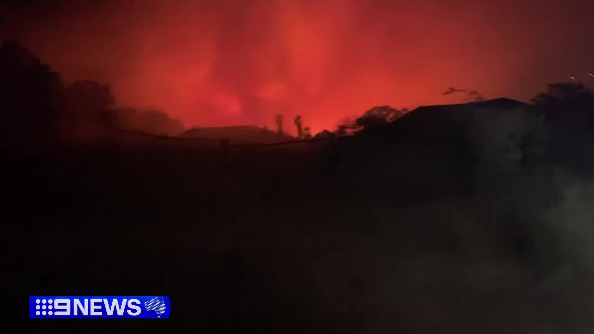 Perth Hills residents are tonight still on alert with an out of control ...
