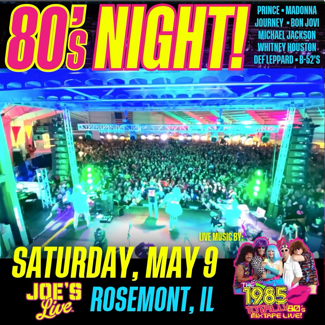Saturday Night @the1985band brings the RADDEST 80's party of the