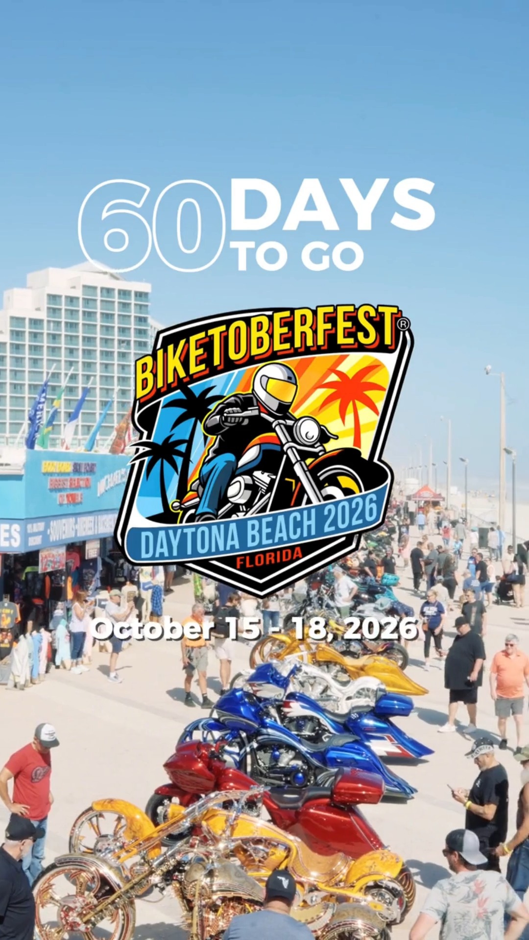 A.M 90s BIKETOBERFEST ハーレー バイクイベント Biketoberfest | Ormond Beach FL