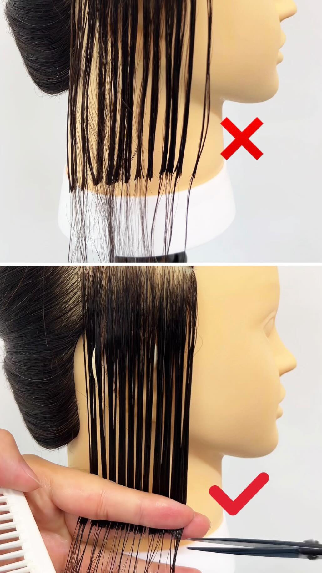 Hairtail：4 kinds of cutting 四種 「髮尾」處理 🌟方式的效果 🍿 各位，☀️ 新春快樂 好久不見🧪 「對比感」影片 ...