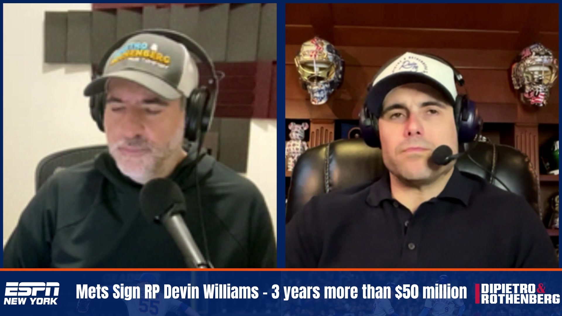 Dave Rothenberg and Rick DiPietro discuss Devin Williams accepting an ...