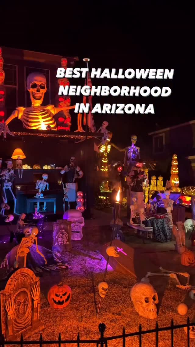Have you been to this insane Halloween neighborhood in Arizona?! 🎃👻 The ...